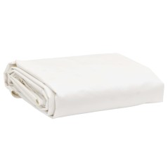 vidaXL Telone Bianco 5x8 m 650 g/m²