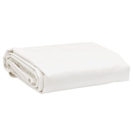 vidaXL Telone Bianco 5x6 m 650 g/m²