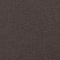 vidaXL Poltrona Chesterfield Marrone Scuro in Tessuto vidaXL Poltrona Chesterfield Marrone Scuro in Tessuto