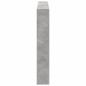vidaXL Testiera con Contenitore a LED Grigio Cemento 160x17x102 cm vidaXL Testiera con Contenitore a LED Grigio Cemento 160x17x102 cm