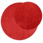 vidaXL Tappeto OVIEDO a Pelo Corto Rosso Ø 160 cm