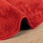 vidaXL Tappeto OVIEDO a Pelo Corto Rosso Ø 160 cm