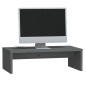Supporto per Monitor Grigio 50x27x15 cm Legno Massello di Pino Supporto per Monitor Grigio 50x27x15 cm Legno Massello di Pino