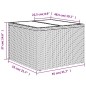 vidaXL Set Divani da Giardino 7pz con Cuscini Grigio Chiaro Polyrattan vidaXL Set Divani da Giardino 7pz con Cuscini Grigio Chiaro Polyrattan