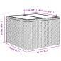 vidaXL Set Divani da Giardino 10pz con Cuscini in Polyrattan Marrone vidaXL Set Divani da Giardino 10pz con Cuscini in Polyrattan Marrone