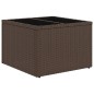 vidaXL Set Divani da Giardino 11 pz con Cuscini Polyrattan Marrone
