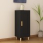 Credenza Nero 34,5x34x90 cm in Legno Multistrato Credenza Nero 34,5x34x90 cm in Legno Multistrato