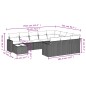 vidaXL Set Divani da Giardino 11 pz con Cuscini Polyrattan Marrone vidaXL Set Divani da Giardino 11 pz con Cuscini Polyrattan Marrone