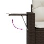 vidaXL Set Divani da Giardino 8 pz con Cuscini Marrone in Polyrattan vidaXL Set Divani da Giardino 8 pz con Cuscini Marrone in Polyrattan