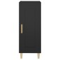 Credenza Nero 34,5x34x90 cm in Legno Multistrato Credenza Nero 34,5x34x90 cm in Legno Multistrato