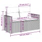 vidaXL Set Divano da Giardino 6pz con Cuscini Grigio Chiaro Polyrattan vidaXL Set Divano da Giardino 6pz con Cuscini Grigio Chiaro Polyrattan
