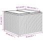 vidaXL Set Divano da Giardino 6pz con Cuscini Grigio Chiaro Polyrattan vidaXL Set Divano da Giardino 6pz con Cuscini Grigio Chiaro Polyrattan