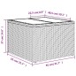 vidaXL Set Divani da Giardino 7pz con Cuscini Grigio Chiaro Polyrattan vidaXL Set Divani da Giardino 7pz con Cuscini Grigio Chiaro Polyrattan
