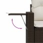 vidaXL Set Divano da Giardino 6 pz con Cuscini Marrone in Polyrattan vidaXL Set Divano da Giardino 6 pz con Cuscini Marrone in Polyrattan