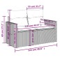 vidaXL Set Divano da Giardino 6pz con Cuscini Grigio Chiaro Polyrattan vidaXL Set Divano da Giardino 6pz con Cuscini Grigio Chiaro Polyrattan