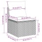vidaXL Set Divani da Giardino 10pz con Cuscini in Polyrattan Marrone vidaXL Set Divani da Giardino 10pz con Cuscini in Polyrattan Marrone