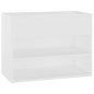 Panca Portascarpe Bianca 60x30x45cm in Truciolato Panca Portascarpe Bianca 60x30x45cm in Truciolato