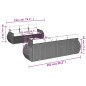 vidaXL Set Divani da Giardino 8 pz con Cuscini Marrone in Polyrattan vidaXL Set Divani da Giardino 8 pz con Cuscini Marrone in Polyrattan