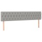 vidaXL Giroletto a Molle con Materasso Grigio Chiaro 120x190cm Tessuto vidaXL Giroletto a Molle con Materasso Grigio Chiaro 120x190cm Tessuto