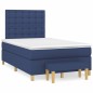 vidaXL Giroletto a Molle con Materasso Blu 120x190 cm in Tessuto vidaXL Giroletto a Molle con Materasso Blu 120x190 cm in Tessuto