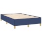 vidaXL Giroletto a Molle con Materasso Blu 120x190 cm in Tessuto vidaXL Giroletto a Molle con Materasso Blu 120x190 cm in Tessuto
