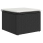 vidaXL Set Divani da Giardino con Cuscini 8 pz Nero in Polyrattan vidaXL Set Divani da Giardino con Cuscini 8 pz Nero in Polyrattan