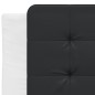 vidaXL Giroletto con Luci LED Bianco e Nero 90x190 cm in Similpelle