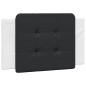 vidaXL Giroletto con Luci LED Bianco e Nero 90x200 cm in Similpelle vidaXL Giroletto con Luci LED Bianco e Nero 90x200 cm in Similpelle
