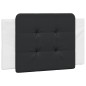 vidaXL Giroletto con Luci LED Bianco e Nero 100x200 cm in Similpelle vidaXL Giroletto con Luci LED Bianco e Nero 100x200 cm in Similpelle