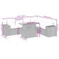 vidaXL Set Divani da Giardino 7 pz con Cuscini Beige in Polyrattan vidaXL Set Divani da Giardino 7 pz con Cuscini Beige in Polyrattan