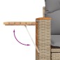 vidaXL Set Divano da Giardino 10 pz con Cuscini Beige in Polyrattan vidaXL Set Divano da Giardino 10 pz con Cuscini Beige in Polyrattan