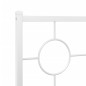 vidaXL Giroletto con Testiera Metallo Bianco 90x200 cm vidaXL Giroletto con Testiera Metallo Bianco 90x200 cm
