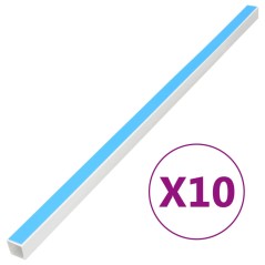 vidaXL Canalina per Cavi Autoadesiva 15x10 mm 10 m in PVC