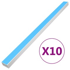 vidaXL Canalina per Cavi Autoadesiva 100x60 mm 10 m in PVC