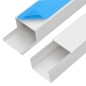 vidaXL Canalina per Cavi Autoadesiva 100x60 mm 10 m in PVC