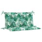 vidaXL Cuscini Panca Giardino 2 pz a Foglie 100x50x7 cm Tessuto Oxford vidaXL Cuscini Panca Giardino 2 pz a Foglie 100x50x7 cm Tessuto Oxford