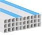 vidaXL Canalina per Cavi Autoadesiva 15x10 mm 30 m in PVC