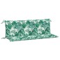 vidaXL Cuscini Panca Giardino 2 pz a Foglie 150x50x7 cm Tessuto Oxford vidaXL Cuscini Panca Giardino 2 pz a Foglie 150x50x7 cm Tessuto Oxford