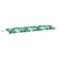 vidaXL Cuscini Panca Giardino 2 pz a Foglie 150x50x7 cm Tessuto Oxford vidaXL Cuscini Panca Giardino 2 pz a Foglie 150x50x7 cm Tessuto Oxford