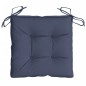 vidaXL Cuscini per Sedia 6 pz Blu Marino 50x50x7 cm in Tessuto Oxford
