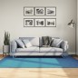 vidaXL Tappeto OVIEDO a Pelo Corto Turchese 140x200 cm