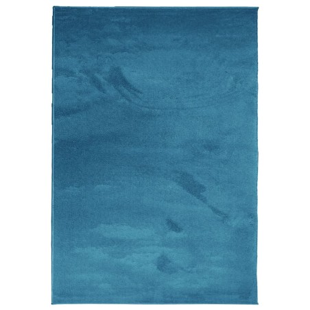 vidaXL Tappeto OVIEDO a Pelo Corto Turchese 140x200 cm