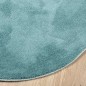 vidaXL Tappeto OVIEDO a Pelo Corto Verde Ø 200 cm