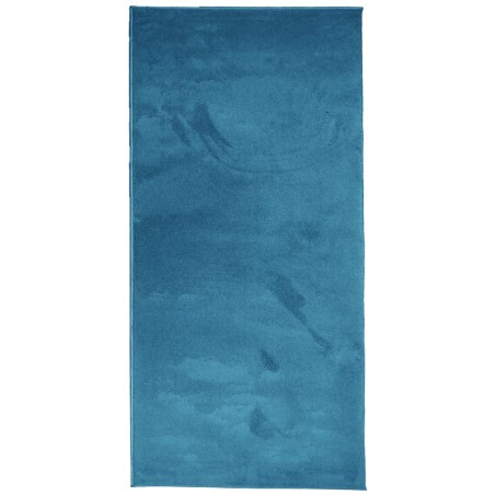 vidaXL Tappeto OVIEDO a Pelo Corto Turchese 100x200 cm