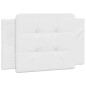 vidaXL Giroletto con Luci LED Bianco 80x200 cm in Similpelle