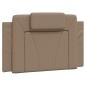 vidaXL Letto con Materasso Cappuccino 90x200 cm in Similpelle vidaXL Letto con Materasso Cappuccino 90x200 cm in Similpelle