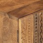 vidaXL Comodino 40x30x50 cm in Legno Massello di Mango e Ferro vidaXL Comodino 40x30x50 cm in Legno Massello di Mango e Ferro