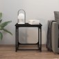 Tavolino Nero 40x40x40 cm in Legno Multistrato Tavolino Nero 40x40x40 cm in Legno Multistrato