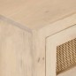 vidaXL Comodino 40x30x50 cm in Legno Massello di Mango e Ferro vidaXL Comodino 40x30x50 cm in Legno Massello di Mango e Ferro