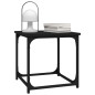 Tavolino Nero 40x40x40 cm in Legno Multistrato Tavolino Nero 40x40x40 cm in Legno Multistrato